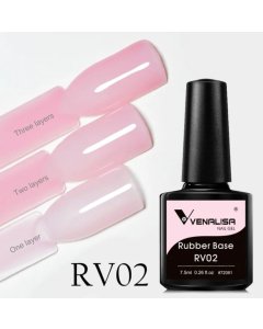 ربر بيس (Rubber Base) -(Venalisa)- لون رقم RV02  - حجم 7.5 مل